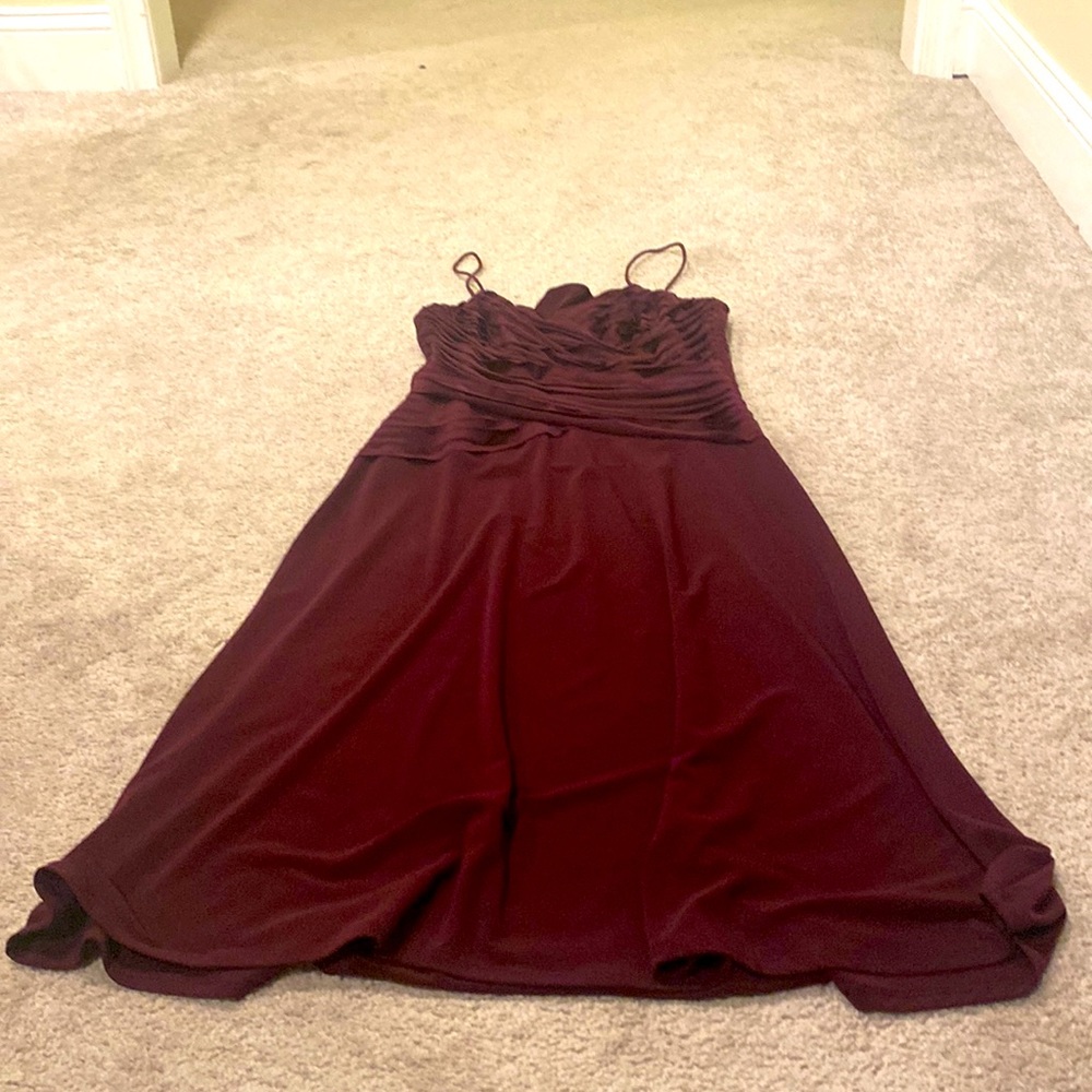 Eliza J Maroon Dress Size M